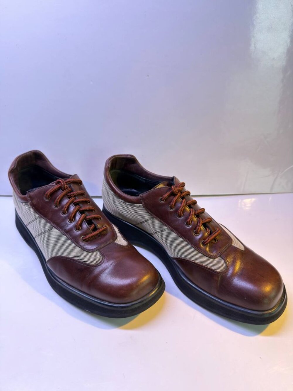 Salvatore Ferragamo Sport Vintage Sneakers – Men’s US 9.5 – Made in Italy - Picture 4 of 15
